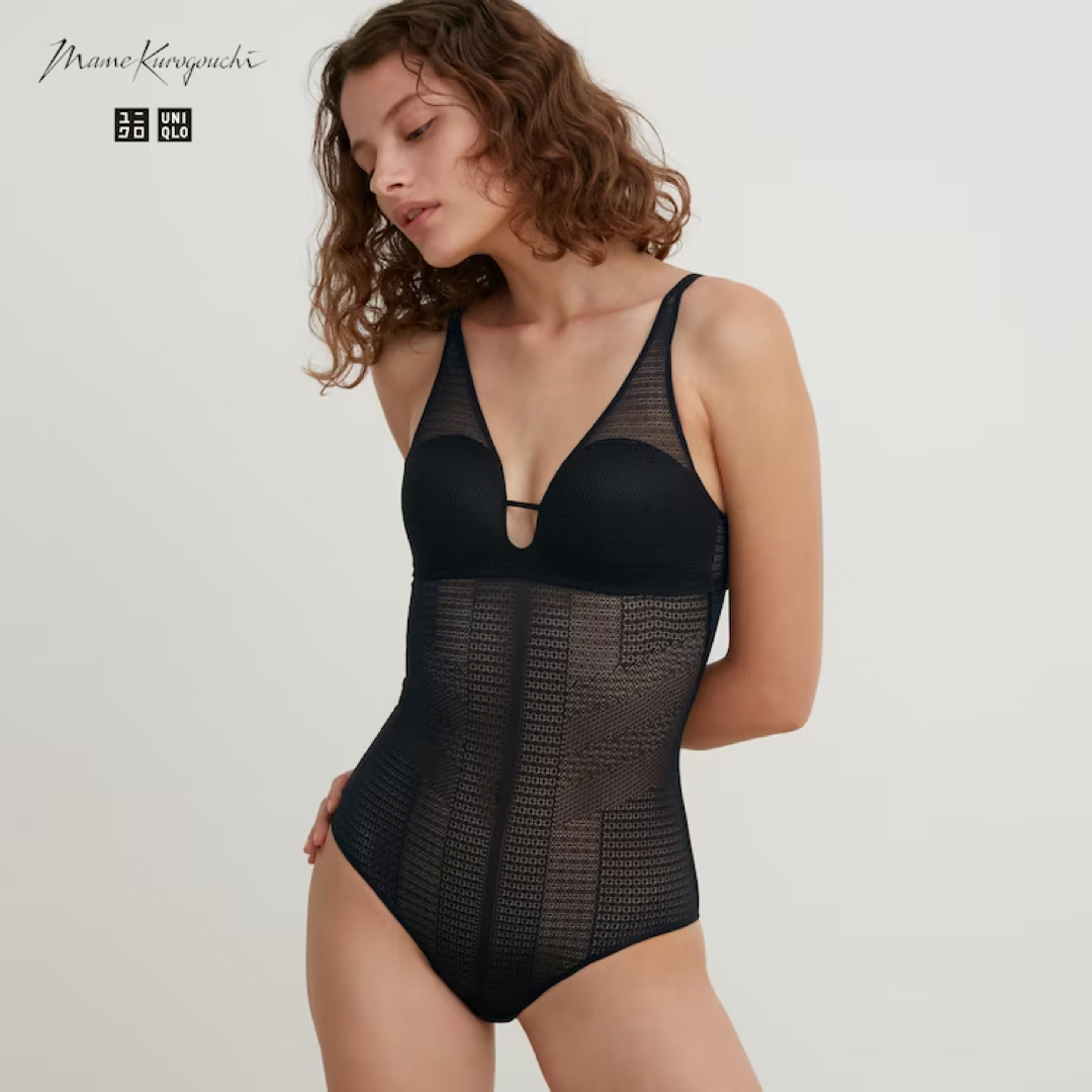 sale!新品タグ付☆UNIQLO×マメクロゴウチ☆ メッシュブラボディスーツ黒 | フリマアプリ ラクマ