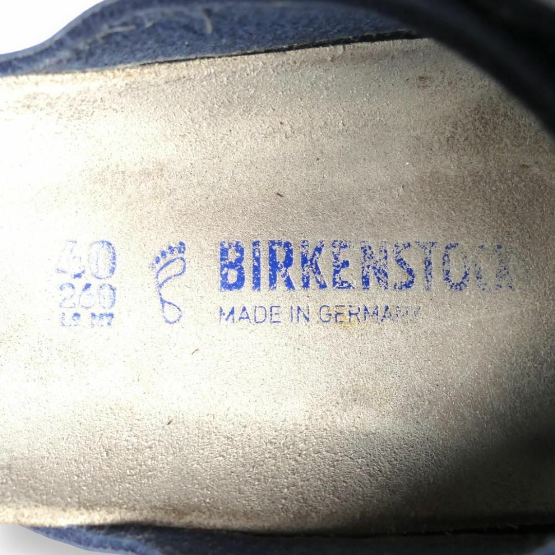 BIRKENSTOCK - ドイツ製 サンダル 26 本革 紺 ビルケンシュトック