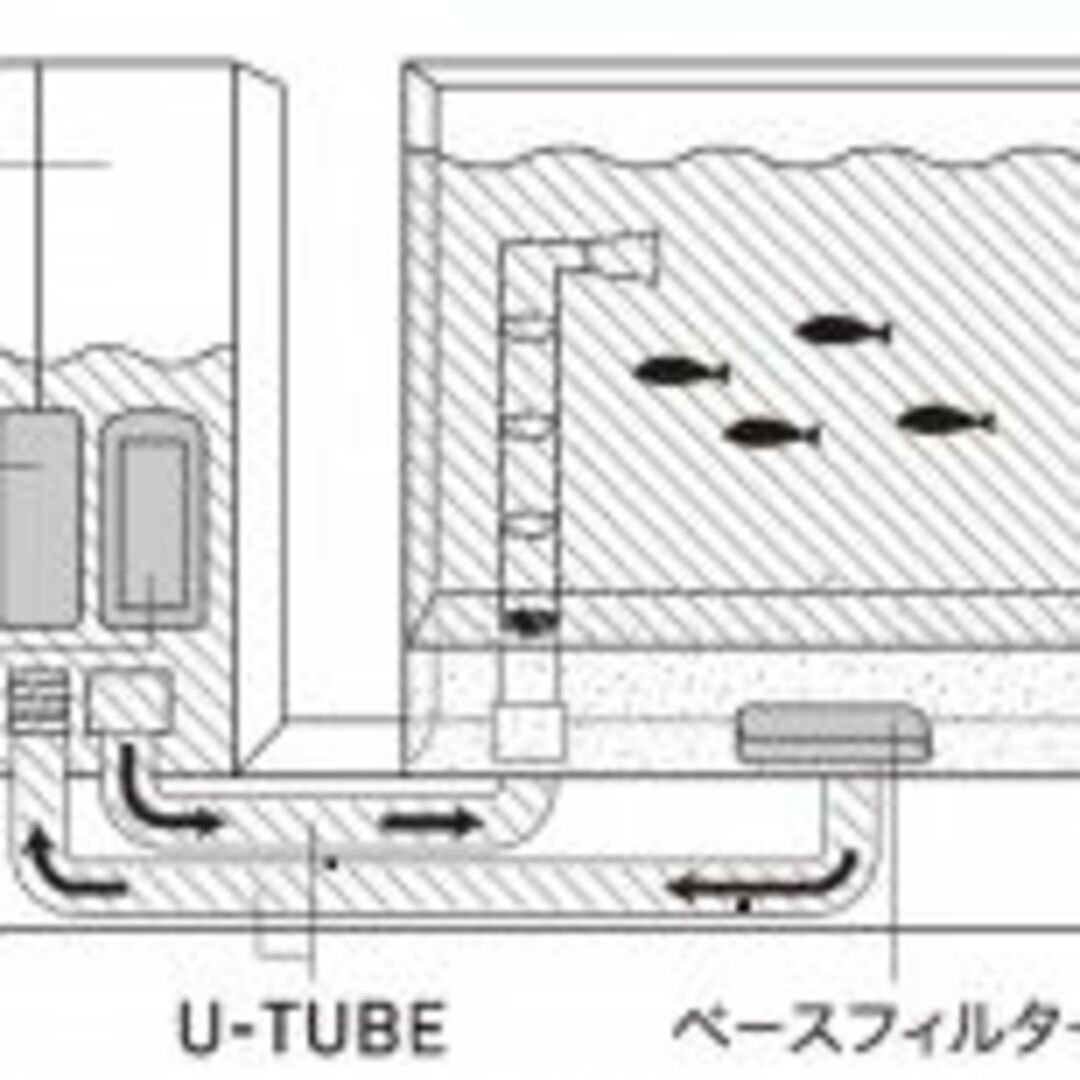 ジェックス ＡＱＵＡ－Ｕ ＷＩＤＥ(アクアユーワイド) ホワイト その他のペット用品(アクアリウム)の商品写真