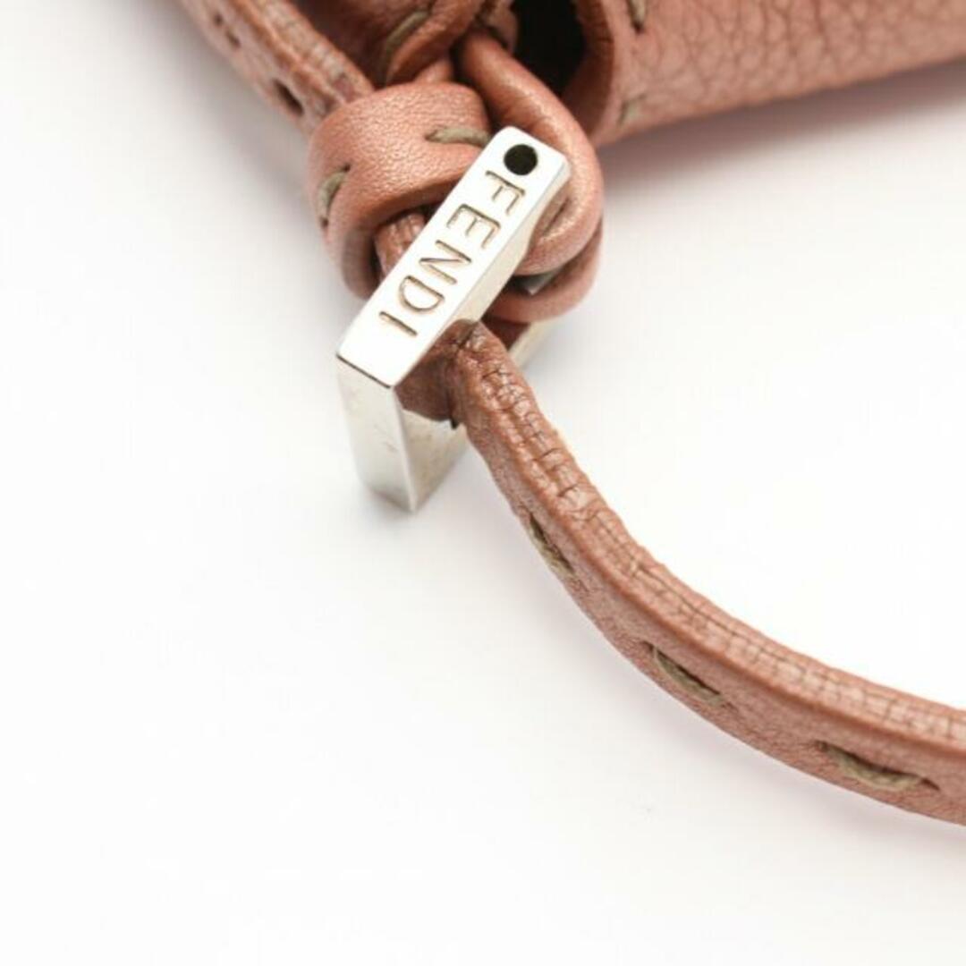FENDI(フェンディ)のマンマバケット セレリア ハンドバッグ レザー ピンクベージュ メタリック レディースのバッグ(ハンドバッグ)の商品写真