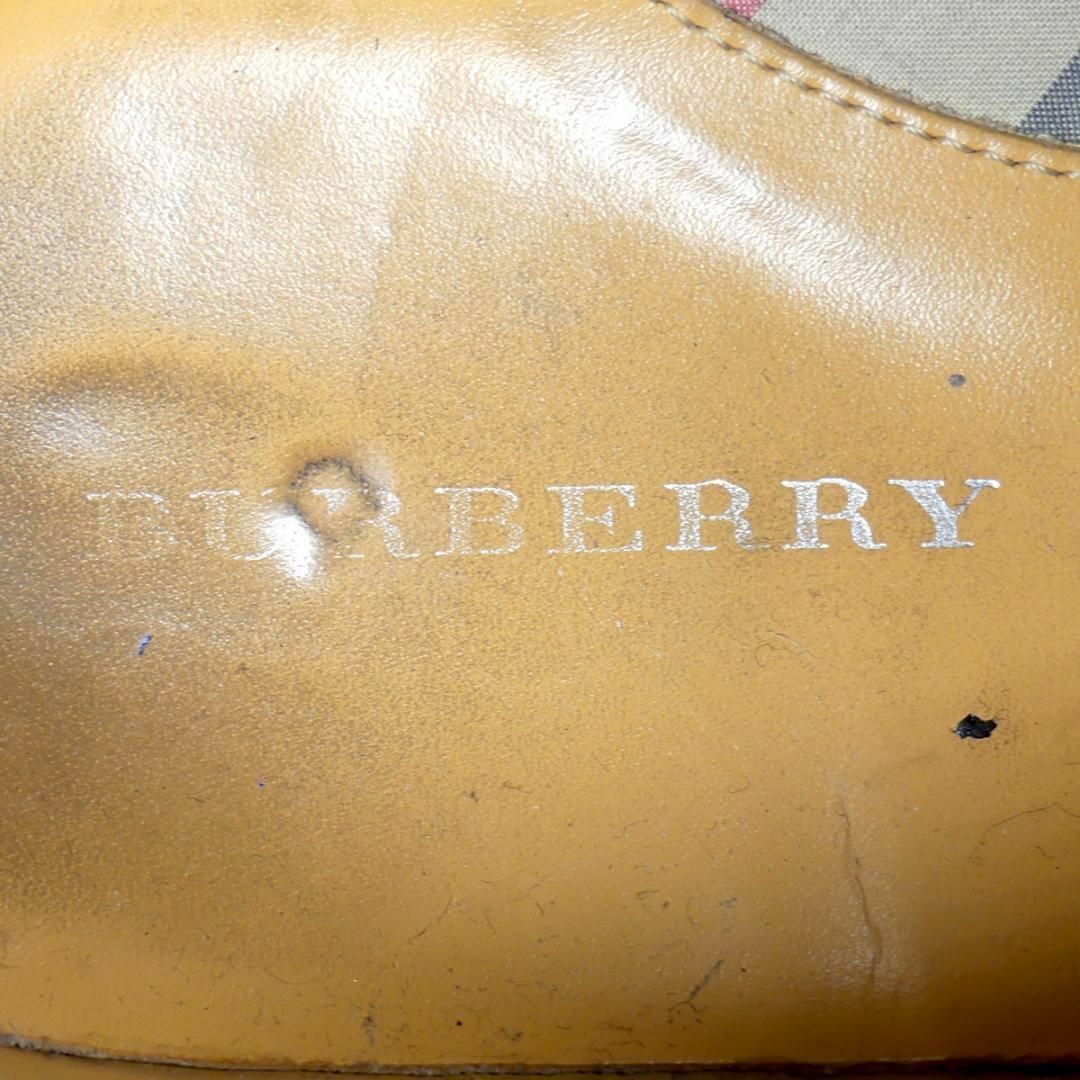 BURBERRY - BURBERRY バーバリー モンクストラップ 26 本革 黒 BURBERRY - BURBERRY バーバリー モンクストラップ 26 本革 黒