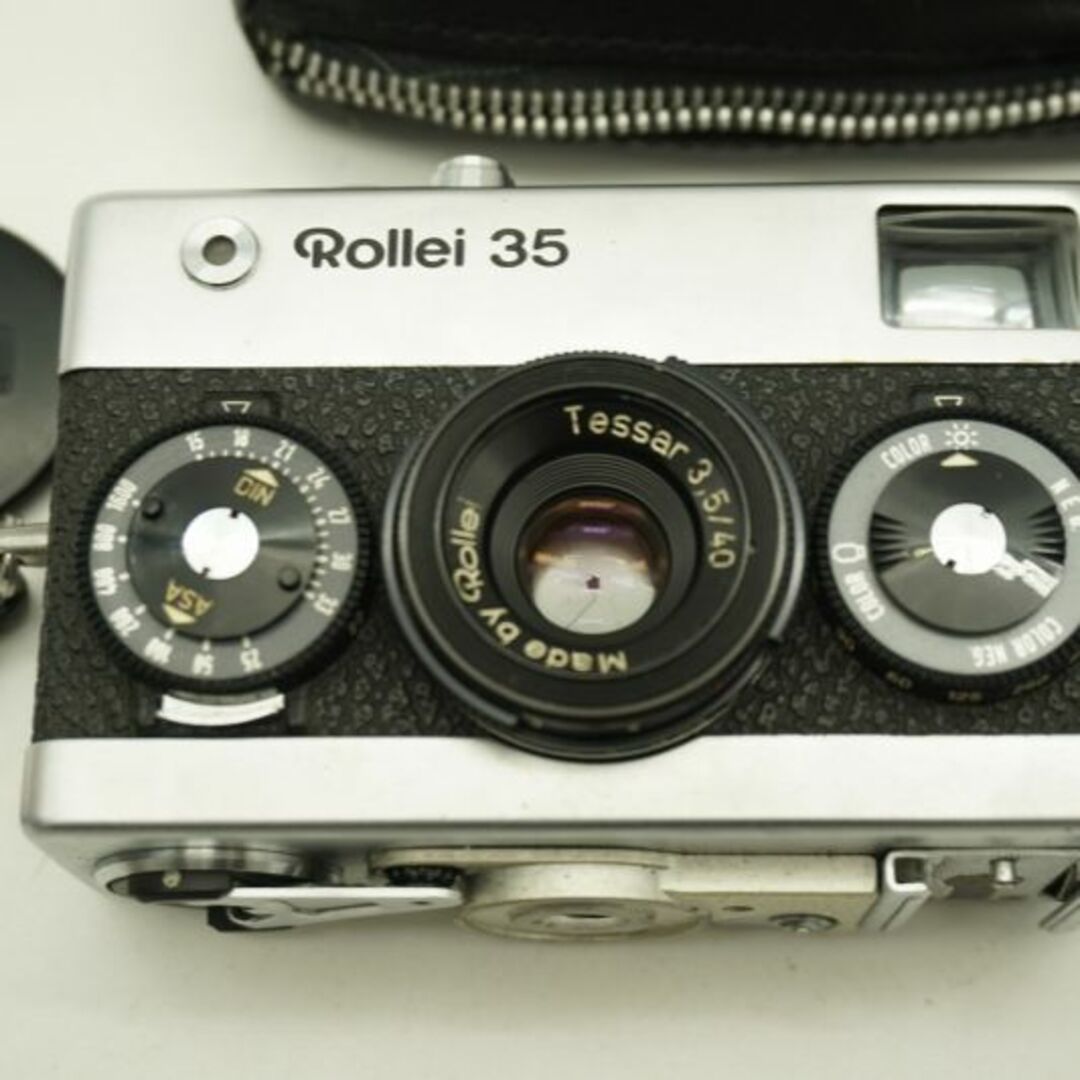 8554 良品 Rollei 35 露出計OK シンガポール製 シルバーやや有