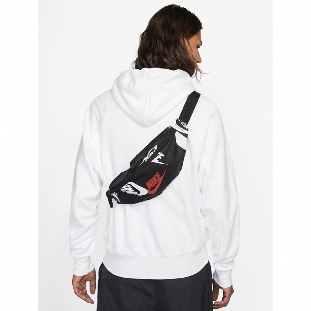 NIKE ナイキ ボディーバック ブラックレッド ボディバッグ ウエストポーチ 7