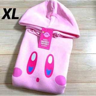 新品　星のカービィ パーカー　スウェット　ピンク 男女兼用　XL ピンク(パーカー)