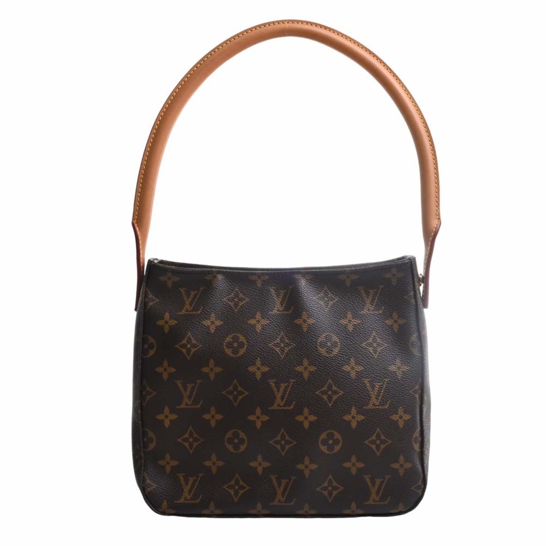 LOUIS VUITTON ルイヴィトン モノグラム ルーピングMM ワンショルダーバッグ M51146 ブラウン by