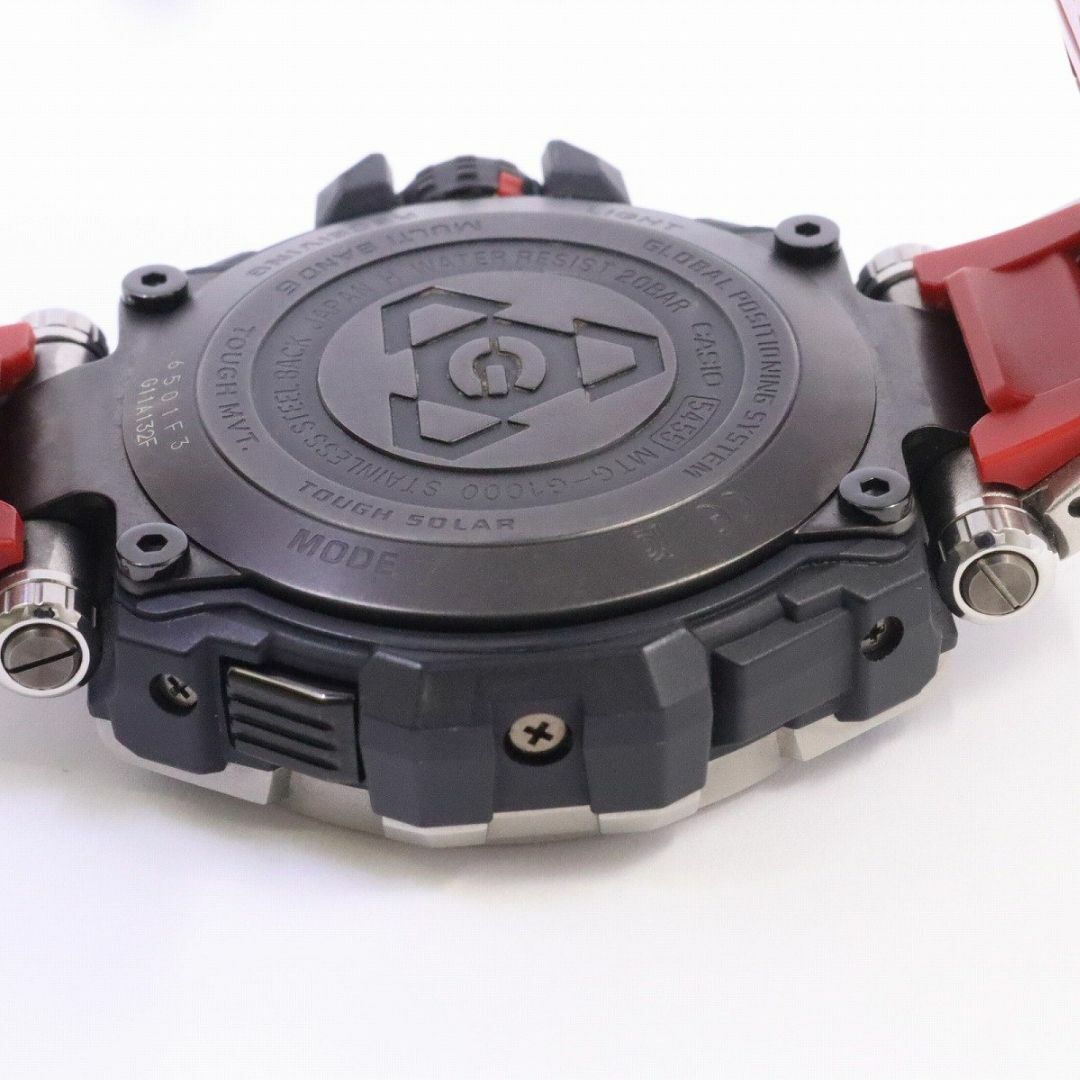 カシオ G-SHOCK MT-G GPSハイブリット電波ソーラー メンズ 腕時計 黒文字盤 コンポジットバンド MTG-G1000RS-1AJF 7
