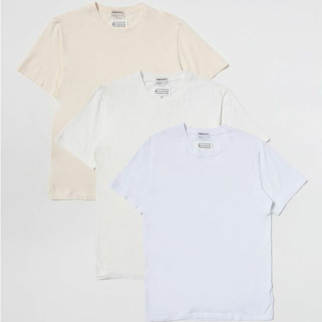 Maison Martin Margiela(マルタンマルジェラ)の●新品/正規品● MARGIELA 3パック Tシャツ-Logo & 4ステッチ メンズのトップス(Tシャツ/カットソー(半袖/袖なし))の商品写真