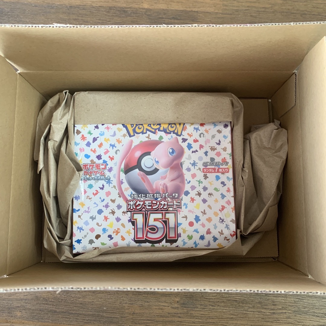 強化拡張パック「ポケモンカード151」BOX シュリンク付き