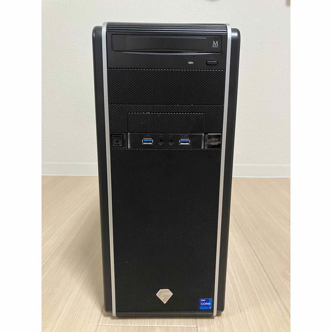 【性能10】白い光る✨高性能ゲーミングPC✨フルセット✨RTX3050