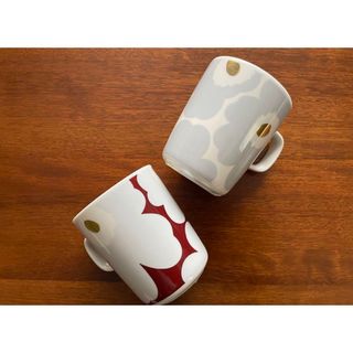 marimekko - 新品 マリメッコ マグカップ ウニッコ ワイングレー