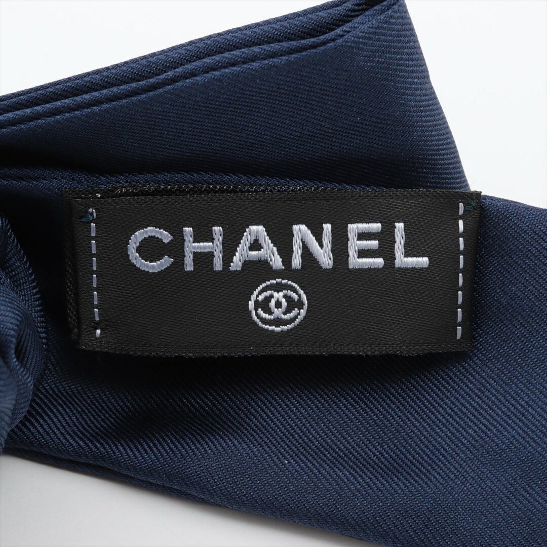 CHANEL(シャネル)のシャネル ロゴ シルク  ネイビー ユニセックス その他小物 レディースのファッション小物(その他)の商品写真