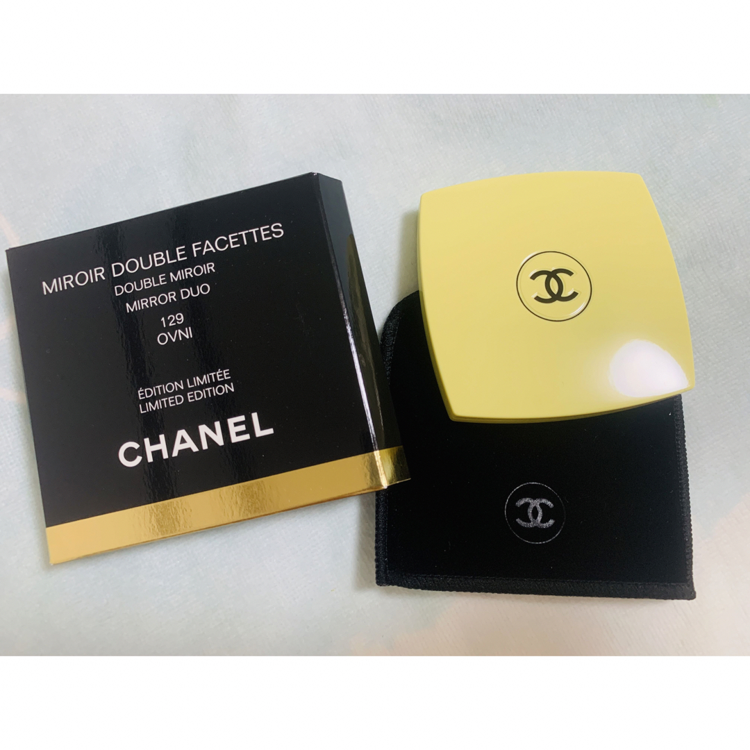 ファッション小物CHANEL シャネル ミロワール ドゥーブル ファセット コンパクト ミラー