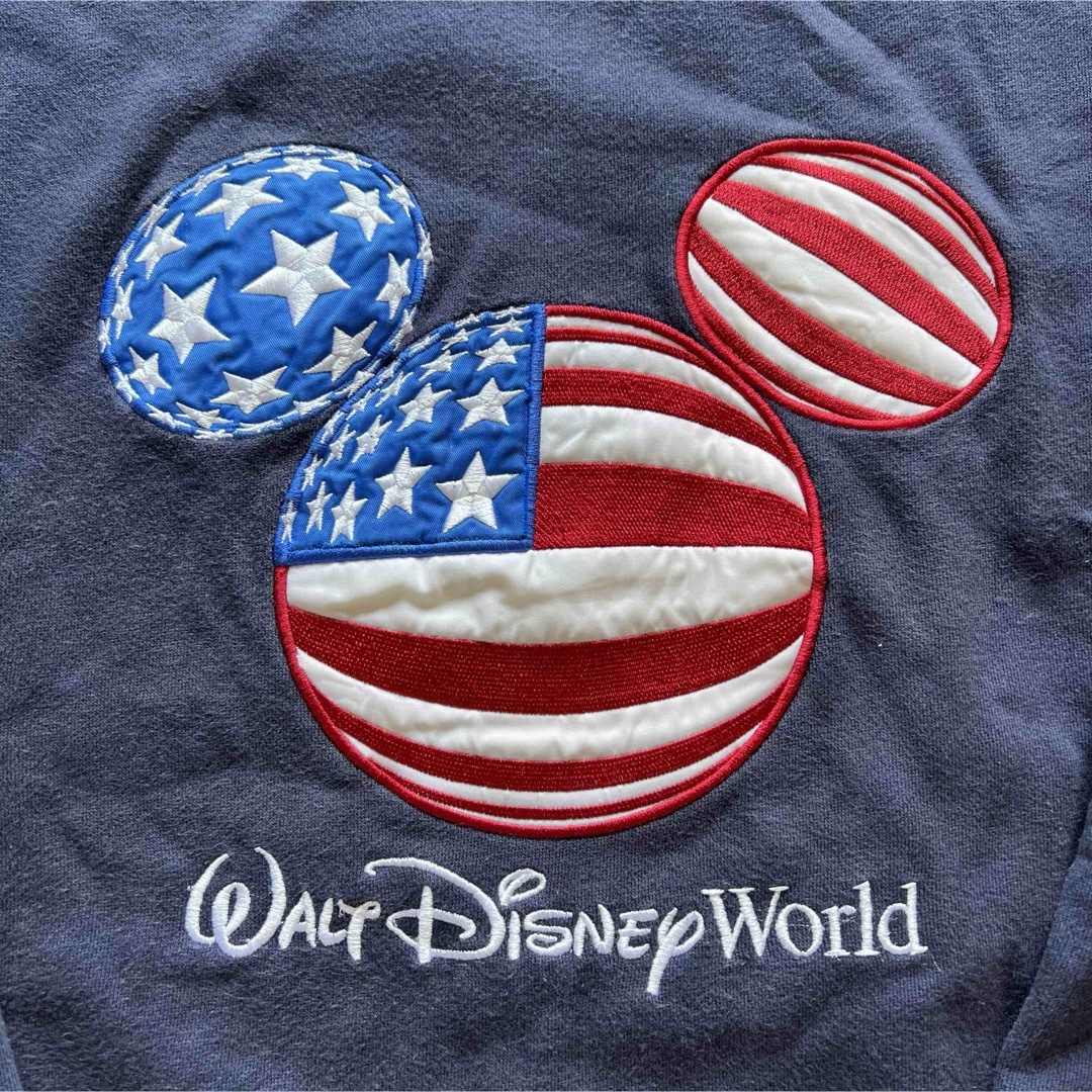 希少！　海外　Disney トレーナー　スウェット　星条旗