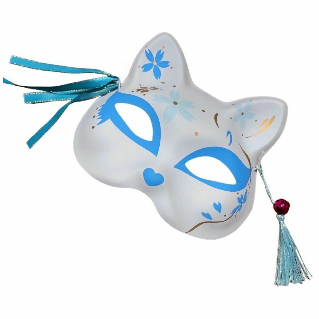 送料無料 狐 学園祭 マスク 仮面 ハロウィン イベント フェス ペア 2点 エンタメ/ホビーのコスプレ(小道具)の商品写真