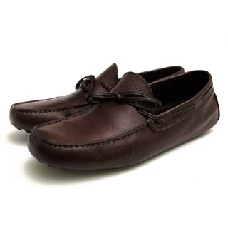 サントーニ(Santoni)のサントーニ／Santoni シューズ ドライビングシューズ 靴 メンズ 男性 男性用レザー 革 本革 ダークブラウン 茶 ブラウン  55723 モカシン(スリッポン/モカシン)