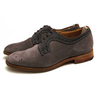 トリッカーズ(Trickers)のトリッカーズ／Tricker's シューズ ビジネスシューズ 靴 ビジネス メンズ 男性 男性用スエード スウェード レザー 革 本革 グレー 灰色  M7892 CHARLES グッドイヤーウェルト製法 プレーントゥ レザーソール(ドレス/ビジネス)