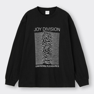 ジーユー(GU)のGU Joy Division  グラフィックT   XL Tシャツ　ブラック(Tシャツ/カットソー(七分/長袖))
