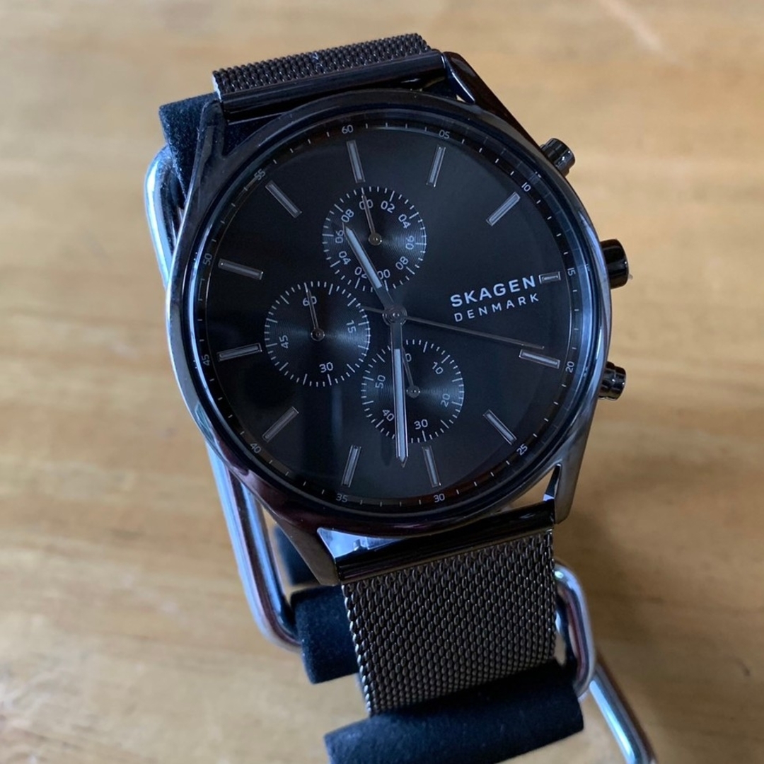 新品✨スカーゲン SKAGEN クオーツ 腕時計 SKW6608 ガンメタ