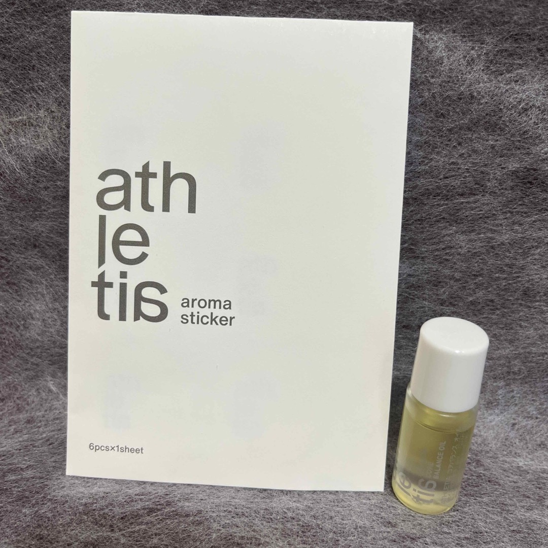 athletia  コアバランスオイル　アロマシール　サンプル コスメ/美容のキット/セット(サンプル/トライアルキット)の商品写真