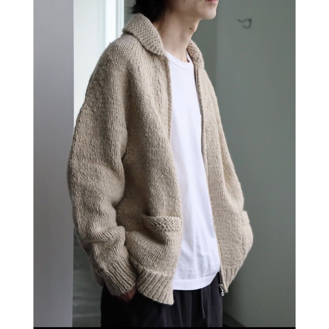 COMOLI - Comoli 22AW ハンドスパン カシミヤ カウチンニット sizeFの