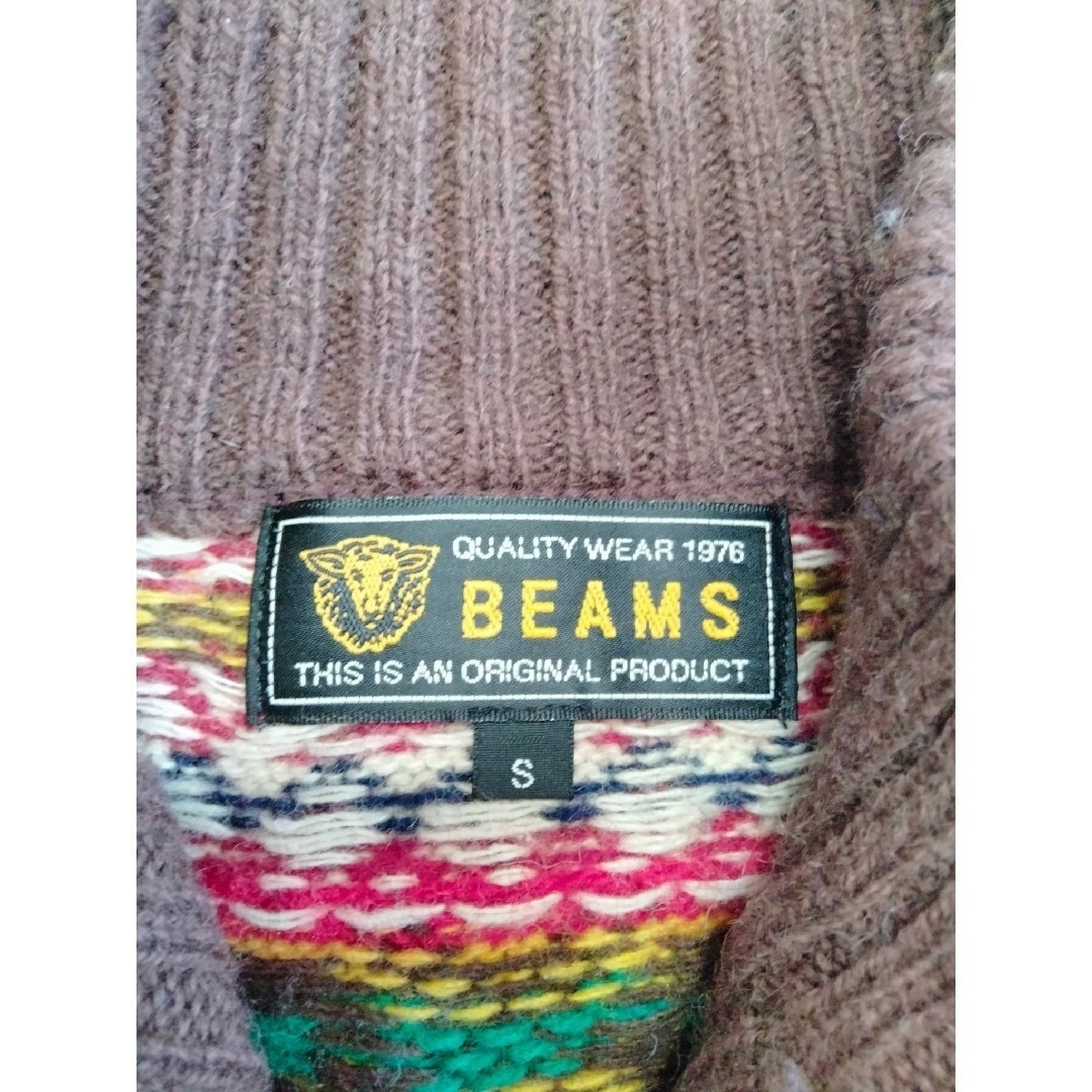 BEAMS(ビームス)の美品 BEAMS ノルディック ニット セーター カーディガン レディースのトップス(カーディガン)の商品写真