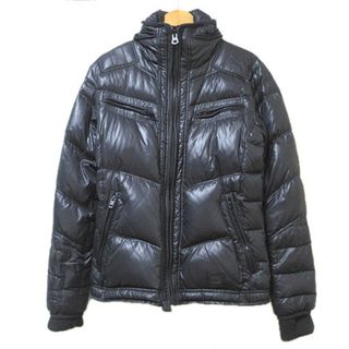 ディーゼル(DIESEL)のディーゼル ライダース ダウンジャケット ナイロン テフロン加工 S 黒 (ダウンジャケット)