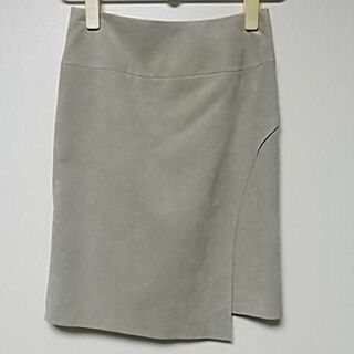 イネド(INED)のINED ベージュ タイトスカート サイズ5(ひざ丈スカート)
