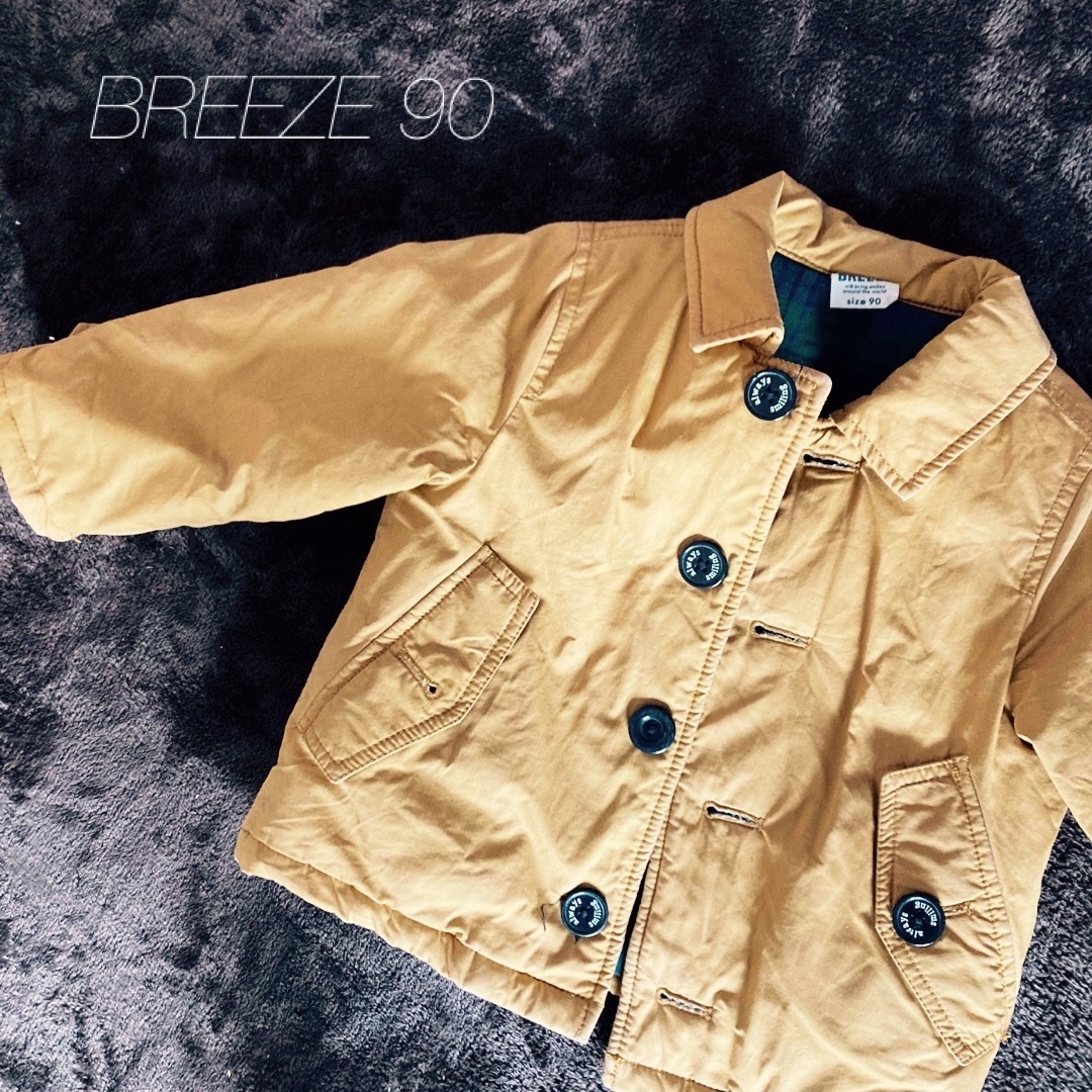 BREEZE(ブリーズ)のBREEZE 中綿アウター　90 キッズ/ベビー/マタニティのキッズ服男の子用(90cm~)(ジャケット/上着)の商品写真