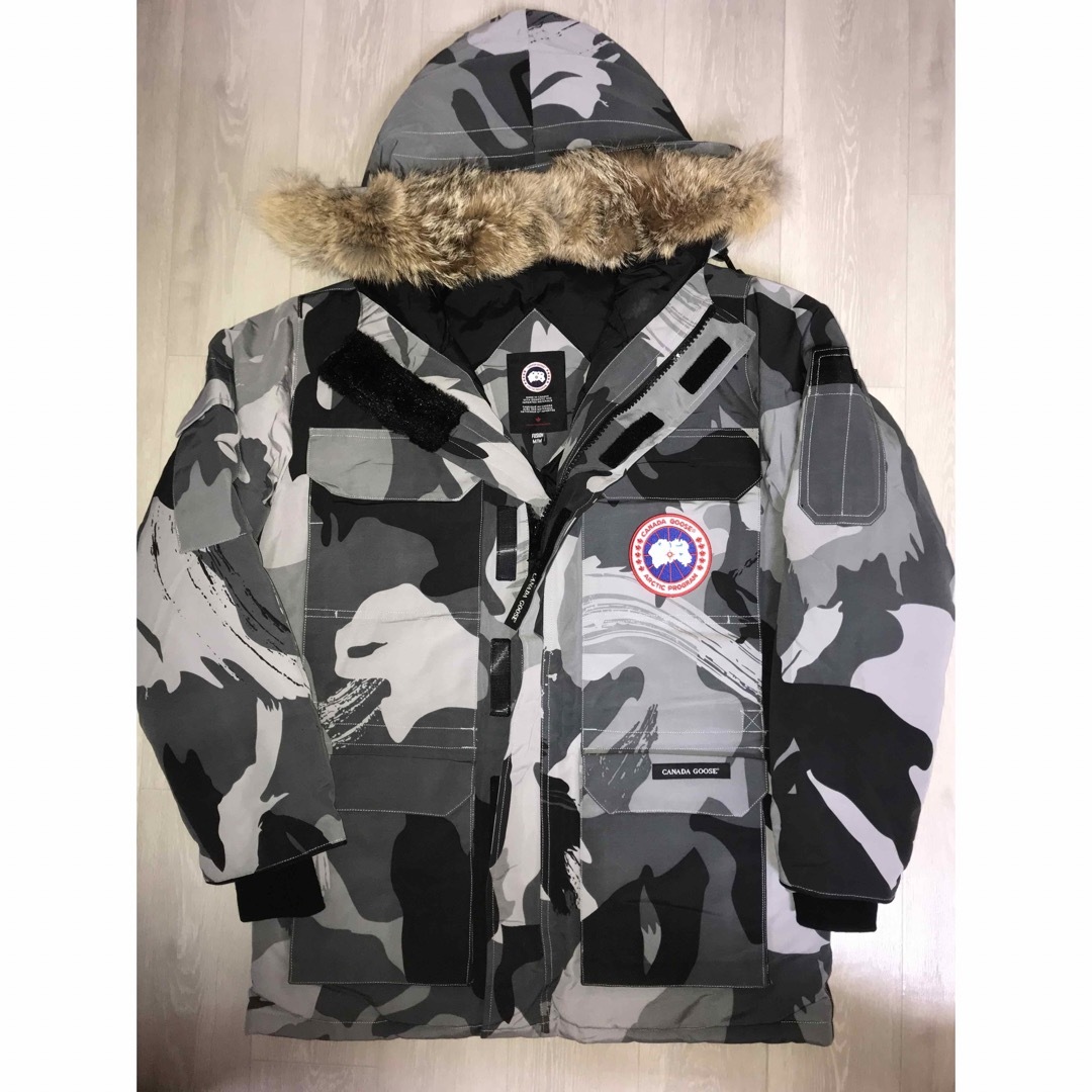 CANADA GOOSE - カナダグース ダウンジャケット カモフラージュ ファー