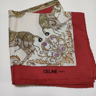 CELINE セリーヌ ショール スカーフ ブラウン 高級