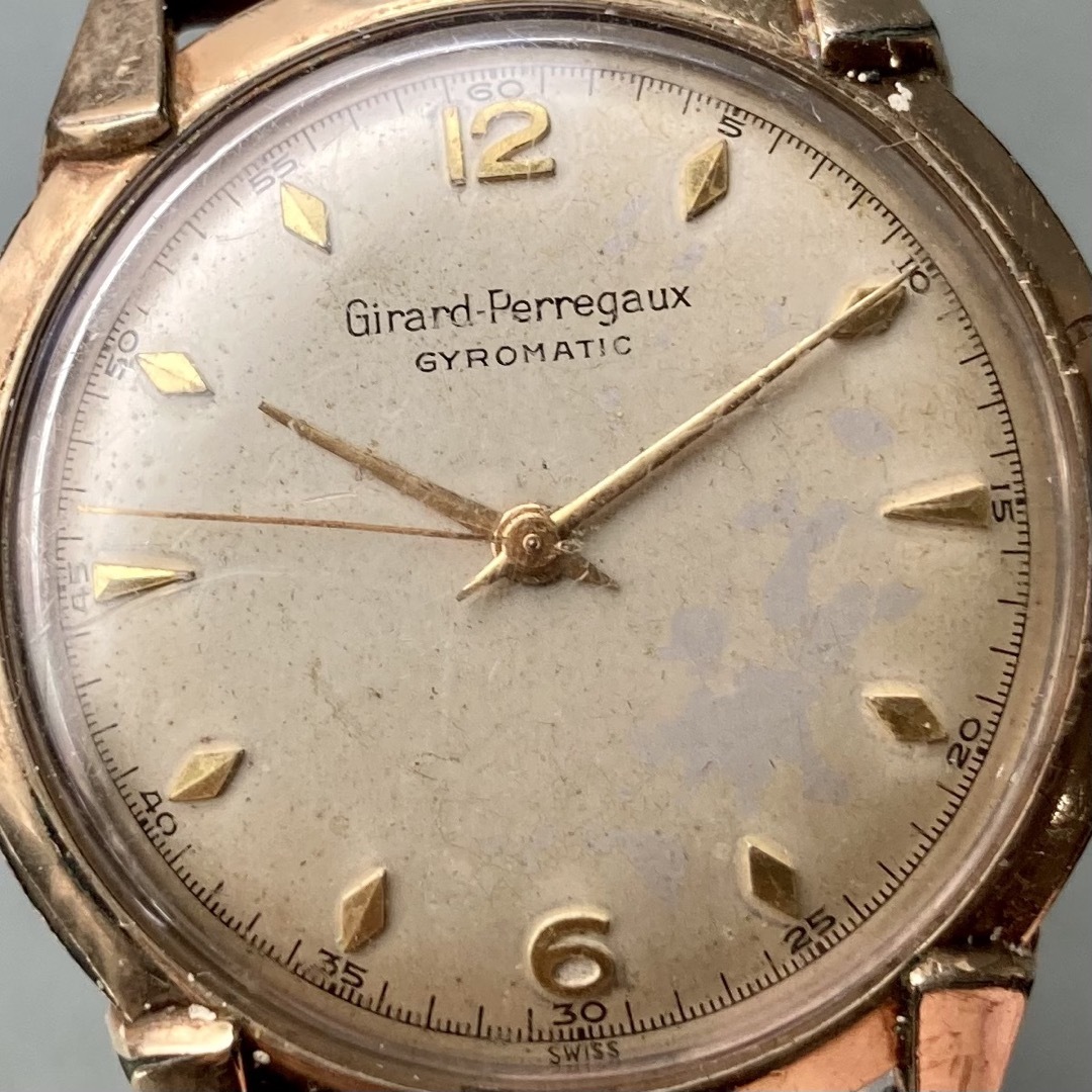 GIRARD-PERREGAUX - 【動作良好】ジラールペルゴ アンティーク 腕時計