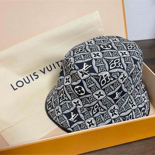 ルイヴィトン(LOUIS VUITTON)の【美品】ルイヴィトン モノグラムジャガード Shince1854 バケットハット(ハット)