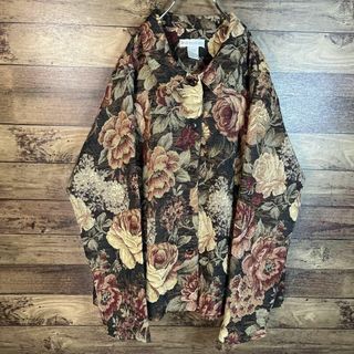 【極美品】I'M Isola Marras  花柄　ゴブラン　コート