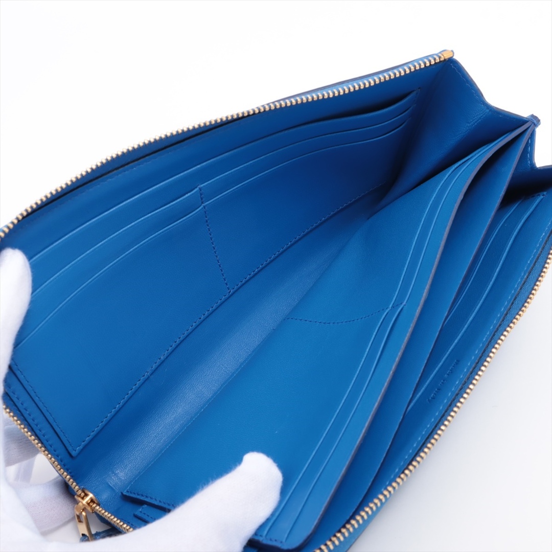 celine(セリーヌ)のセリーヌ  レザー  ブルー レディース 長財布 レディースのファッション小物(財布)の商品写真