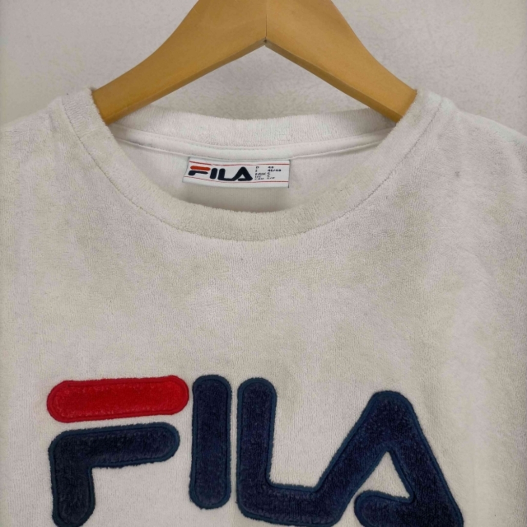 FILA - FILA(フィラ) フロントロゴ フリース トレーナー レディース ...