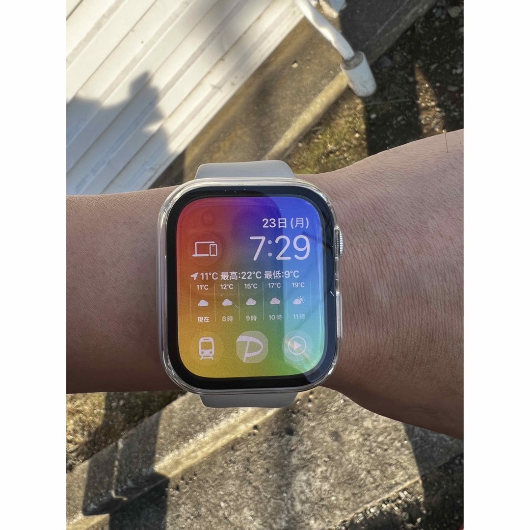 Apple Watch8 GPS 45mm スターライト-