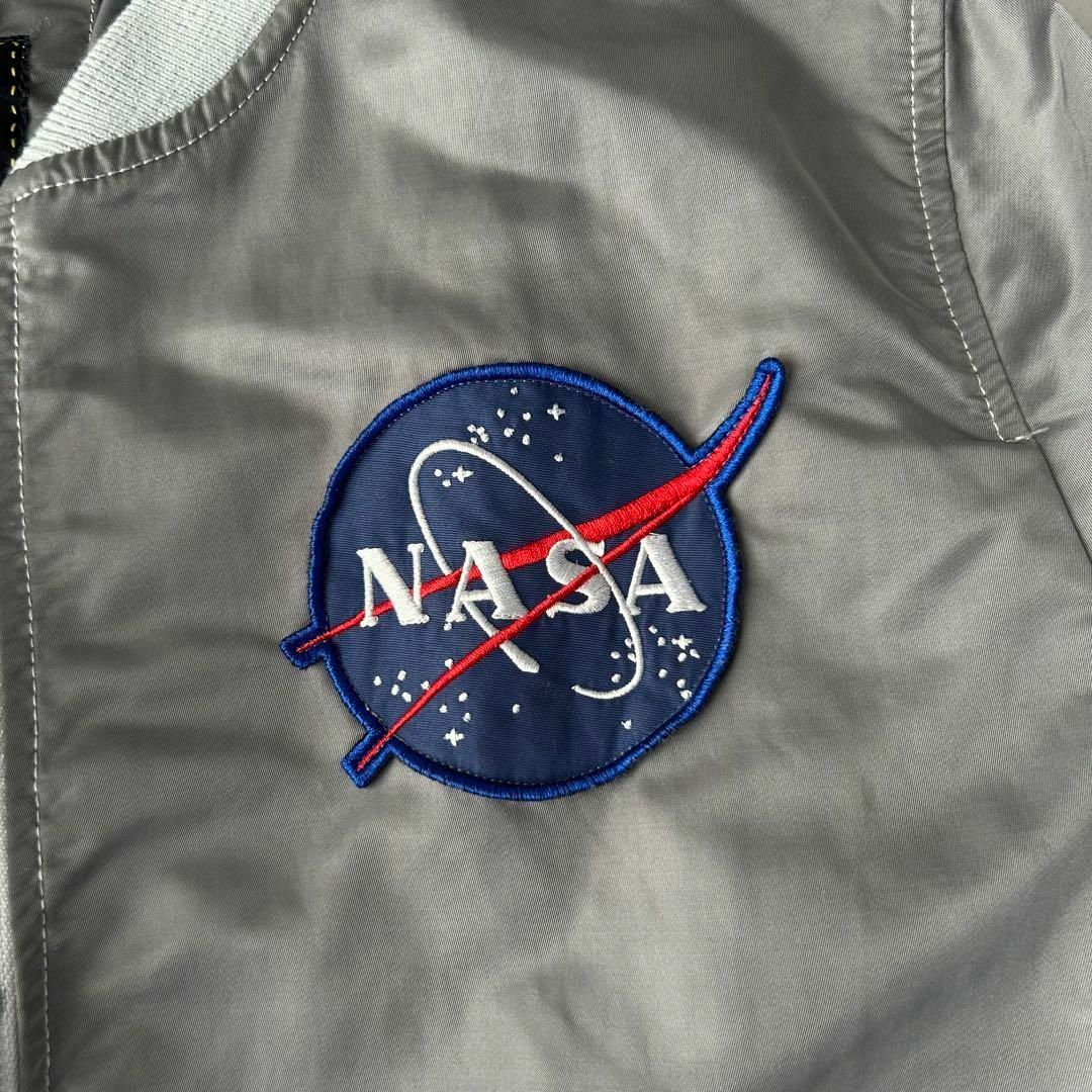 ALPHA INDUSTRIES - 後染め ALPHA INDUSTRIES NASA MA-1 フライト