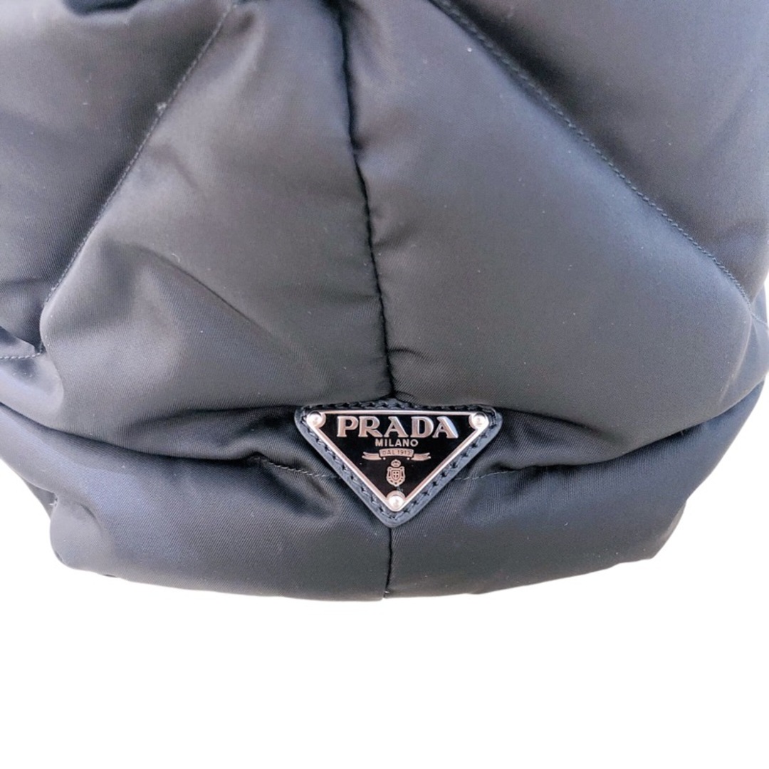 プラダ PRADA パデッドRe NyLon トートバッグ 2VG082 ブラック　シルバー金具 ナイロン ユニセックス トートバッグ