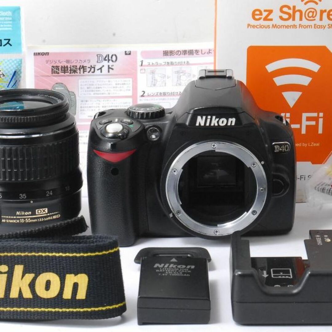 Nikon - ❤️小さい軽い簡単綺麗❤Nikon D40❤届いてすぐ使える
