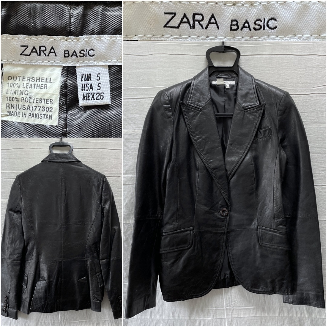 新品☆ZARA BASIC ザラ ベーシック ダブルジャケット