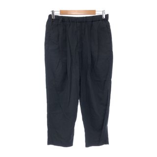 ラッドミュージシャン(LAD MUSICIAN)のLAD MUSICIAN ラッドミュージシャン 18SS 2TUCK WIDE TAPERED CROPPED クロップドパンツ ブラック 42(その他)