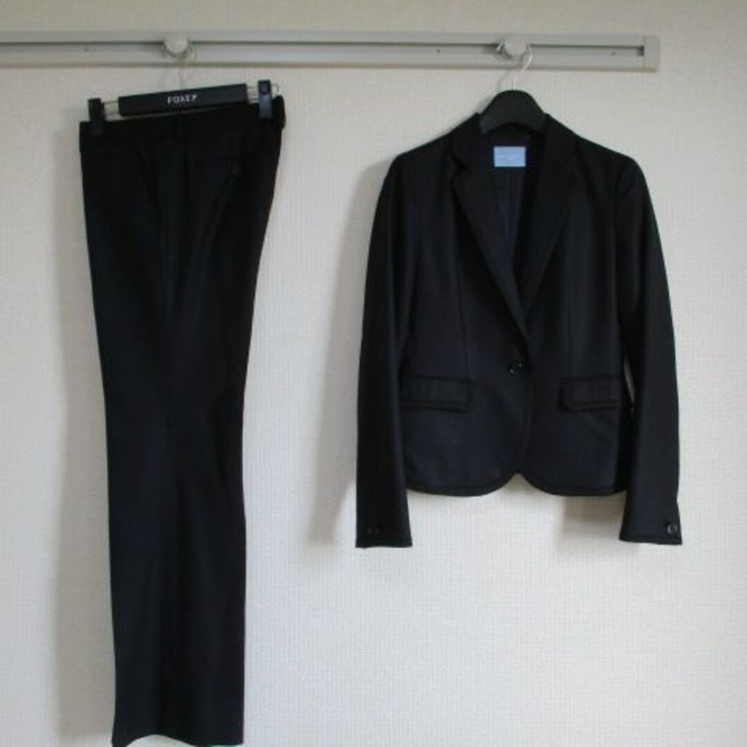 THE SUIT COMPANY スーツカンパニー パンツスーツ ネイビー