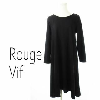 新品タグ付き　Rouge vif  ノースリーブプリーツ切替ドレス