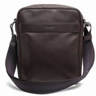 コーチ(COACH)のコーチ／COACH バッグ ショルダーバッグ 鞄 メンズ 男性 男性用レザー 革 本革 ブラウン 茶  F54782 Charles Flight Bag In Smooth Leather チャールズ フライトバッグ シボ革 シュリンクレザー(ショルダーバッグ)