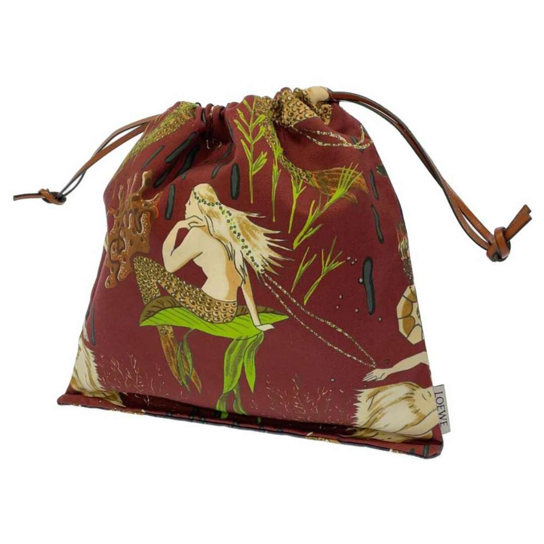 ロエベ ポーチ パウラズイビザ ドローストリング LOEWE バッグ 巾着