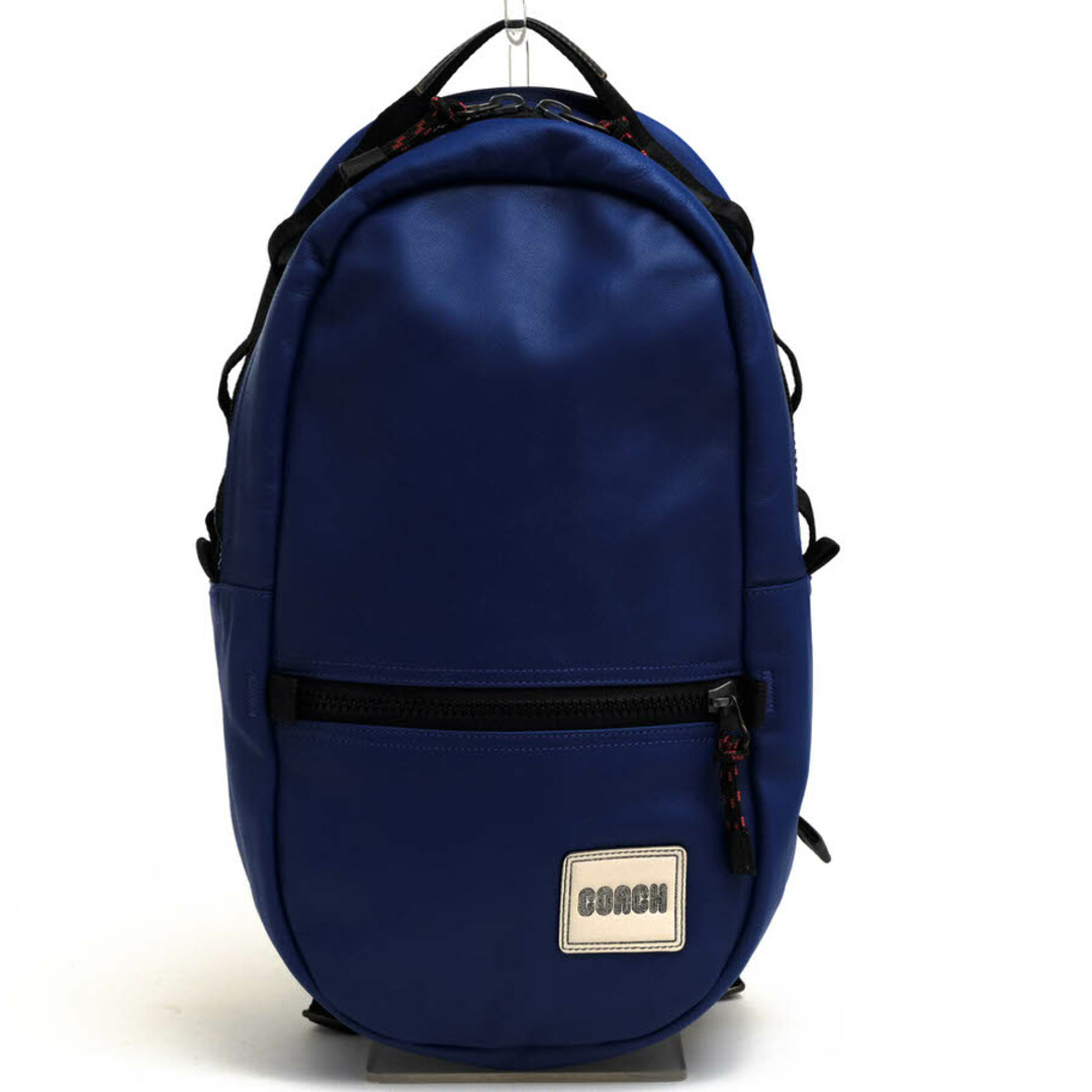 コーチ／COACH リュック バッグ バックパック メンズ 男性 男性用レザー 革 本革 ブルー 青  78830 Pacer Backpack With Coach Patch ペイサー コーチパッチ シボ革 シュリンクレザー