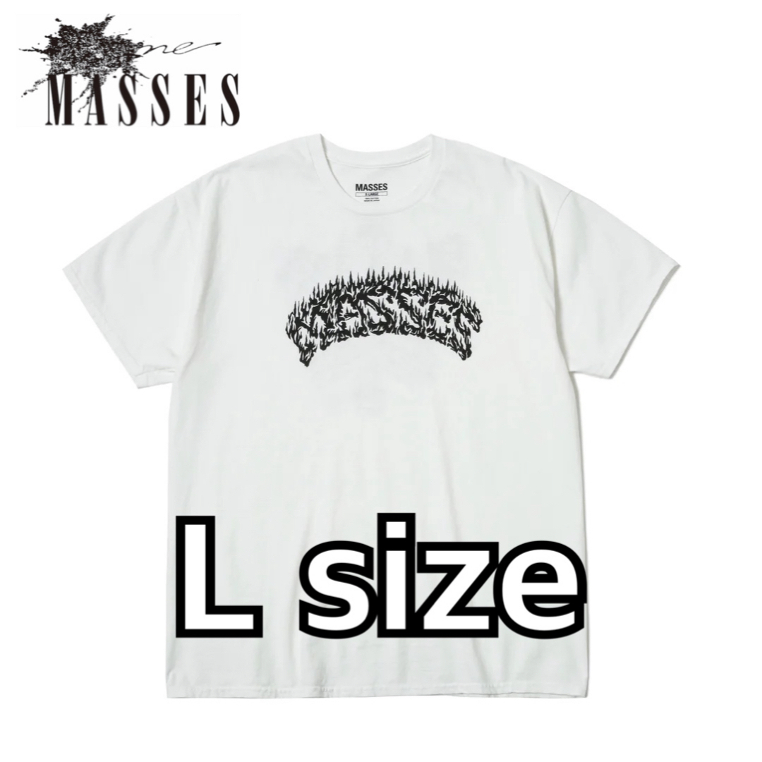 MASSES マシス　T-SHIRT S/S BLAZE ホワイト　ティーシャツ