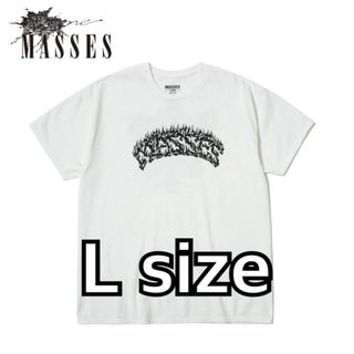 MASSES マシス　T-SHIRT S/S BLAZE ホワイト　ティーシャツ(Tシャツ/カットソー(半袖/袖なし))