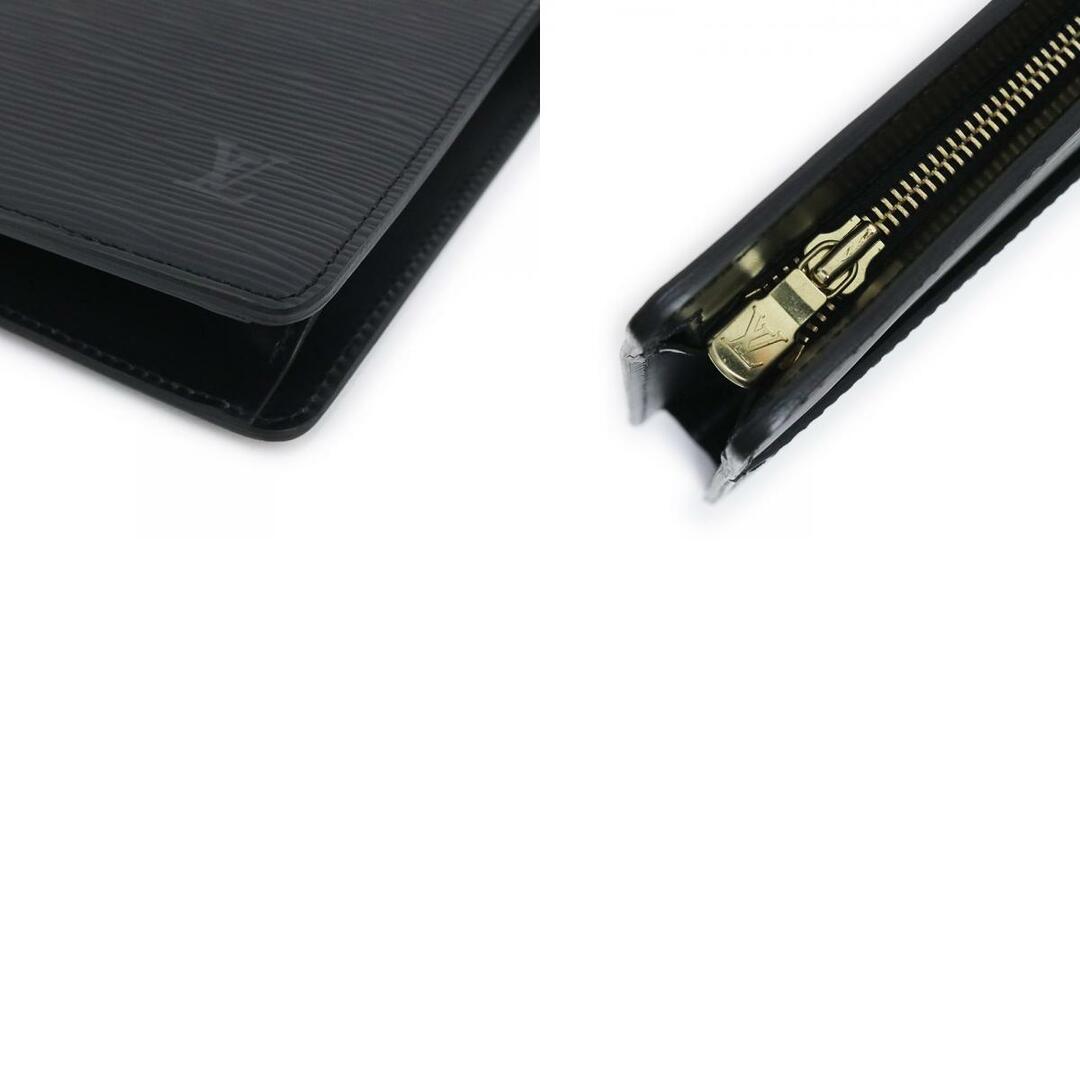 ルイ ヴィトン ポシェット オム クラッチ セカンドバッグ エピレザー ノワール ブラック 黒 ゴールド金具 M52522 LOUIS VUITTON（未使用　展示品）