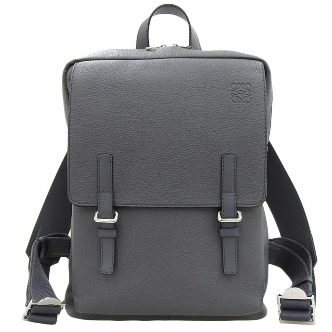 other(アザー)のロエベ LOEWE ミリタリー バックパック リュックサック レザー グレー B553J18X03 中古 新入荷 OB1574 メンズのバッグ(バッグパック/リュック)の商品写真